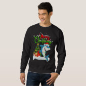 Xmas Decorations Santa Great White Shark Christmas Sweatshirt (Vorne ganz)