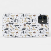 Xmas Deer and Blätter Joyful Greetings Collection Case-Mate iPhone Hülle (Rückseite (Horizontal))