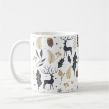 Xmas Deer and Blätter Joyful Greetings Collection