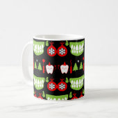 Xmas Dental Doctor Geschenke Kaffeetasse (Vorderseite Links)
