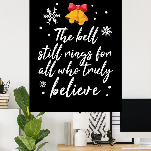 Xmas die Glocke noch rennt Poster (Heimbüro)
