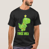 Xmas Dinosaurier Tree Rex Pajamas für Kleinkinder T-Shirt (Vorderseite)
