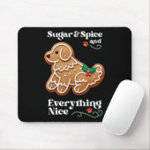 Xmas Dog Gingerbread Zucker Gewürzkühl Weihnachtsk Mousepad (Mit Mouse)