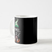 Xmas Drumsticks Music Matching Drummer Elf Pajama  Kaffeetasse (Vorderseite Links)