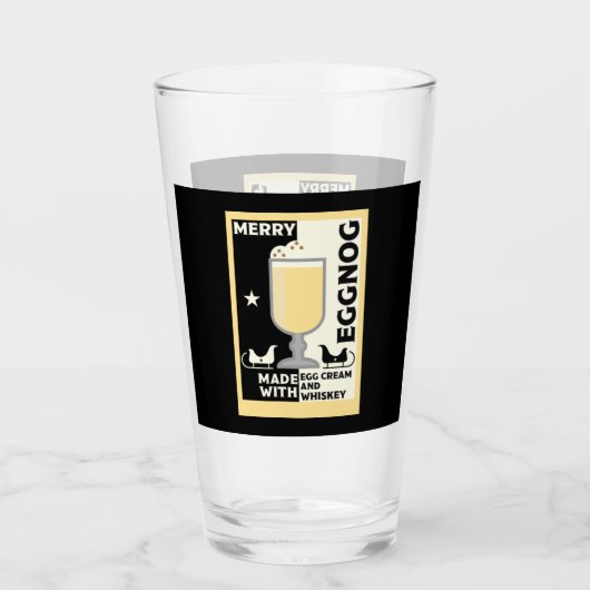Xmas Eggnog Punch Glas (Vorderseite)