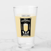xmas eggnog punch glass glas (Vorderseite)
