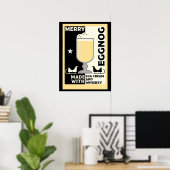 Xmas Eggnog Punch Poster (Heimbüro)