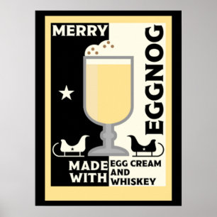 Xmas Eggnog Punch Poster