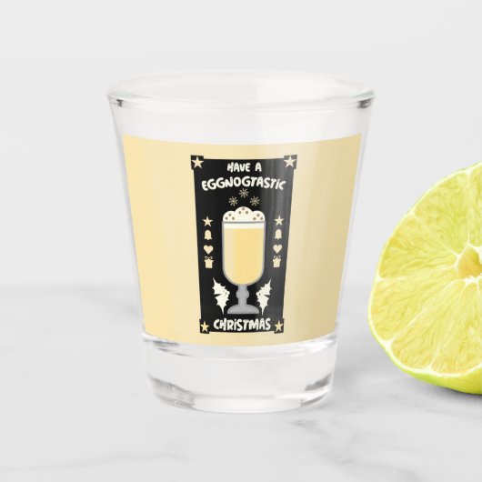 Xmas Eggnog Punch Schnapsglas (Vorderseite)