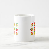 xmas emoji glückliche Gesichter Kaffeetasse (Mittel)
