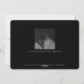 Xmas Erwartungen Flat Christmas Card Feiertagskarte (Rückseite)