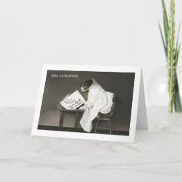 Xmas expectations Vintage Christmas Feiertagskarte