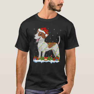 Xmas Family Matching Santa Jack Russell Terrier Ch T-Shirt