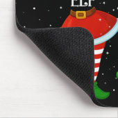 Xmas Family Matching Women Girls The Sy Elf Christ Mousepad (Ecke)
