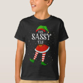 Xmas Family Matching Women Girls The Sy Elf Christ T-Shirt (Vorderseite)