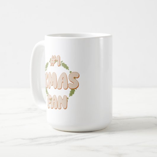 Xmas Fan Kaffeetasse (Vorderseite Links)