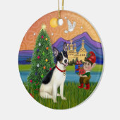 Xmas Fantasy - Rat Terrier Keramik Ornament (Links)