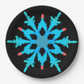 Xmas Fest Dinner Plate Pappteller (Vorderseite)