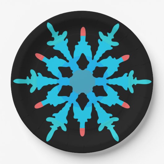 Xmas Fest Dinner Plate Pappteller (Vorderseite)