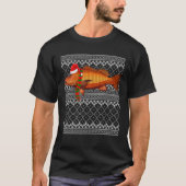 Xmas Fish Weihnachtsmannmütze Cubera Snapper Ugly  T-Shirt (Vorderseite)