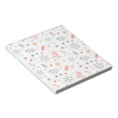 Xmas Flower And Star Notizblock (angewinkelt)