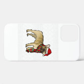 Xmas Französischer Bulldog Weihnachtsmann Ugge Wei Case-Mate iPhone Hülle (Rückseite (Horizontal))
