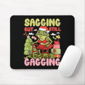 Xmas Funny Frog Meme Christmas Sagging But Still G Mousepad (Mit Mouse)
