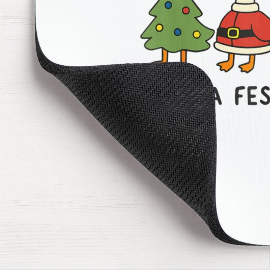 Xmas Funny Silly Goose Christmas Pjs Just A Festiv Mousepad (Ecke)