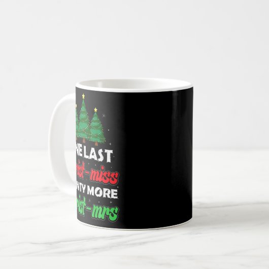 Xmas Future Bride Wife New Fiance Funny Engagement Kaffeetasse (Vorderseite Links)