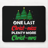 Xmas Future Bride Wife New Fiance Funny Engagement Mousepad (Vorne)