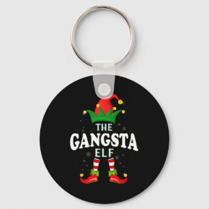 Xmas Gangsta Elf Familie Matching Weihnachten Paja Schlüsselanhänger