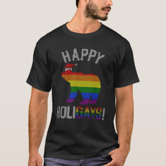 Xmas Gay Bear Shirt Gay Vater Couple Ugy Weihnacht