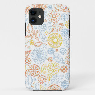 Xmas Geschenk Abstrakte Blume auf Weiß Case-Mate iPhone Hülle