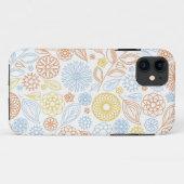 Xmas Geschenk Abstrakte Blume auf Weiß Case-Mate iPhone Hülle (Rückseite (Horizontal))