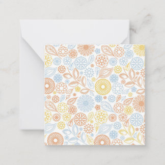 Xmas Geschenk Abstrakte Blume auf Weiß Mitteilungskarte