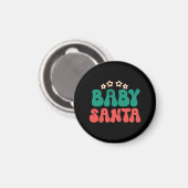 Xmas Geschenk Baby Santa Magnet (Vorderseite/Rückseite)