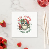 Xmas Geschenk Bleibe Merry Serviette (Beispiel)