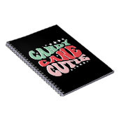Xmas Geschenk Candy Cane Süsse Notizblock (Rechte Seite)