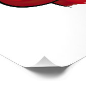 Xmas Geschenk Cheer Weihnachtsmann Poster (Ecke)