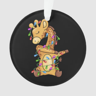 Xmas Geschenk Dabbing Giraffe Weihnachten Ornament