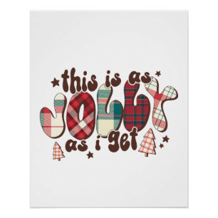 Xmas Geschenk das ist wie Jolly Poster