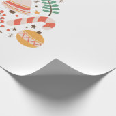 Xmas Geschenk Deck die Hallen Geschenkpapier (Ecke)