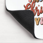 Xmas Geschenk dick Oberschenkel und Weihnachtsmänt Mousepad (Ecke)