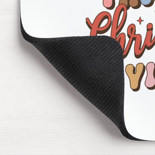 Xmas Geschenk dick Oberschenkel und Weihnachtsmänt Mousepad (Ecke)