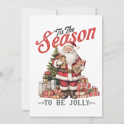 Xmas Geschenk dieser Saison Einladung (Vorderseite)