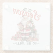 Xmas Geschenk dieser Saison Glasuntersetzer (Rückseite)