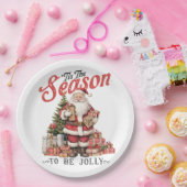 Xmas Geschenk dieser Saison Pappteller (Party)