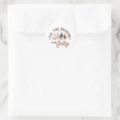 Xmas Geschenk dieser Saison Runder Aufkleber (Tasche)