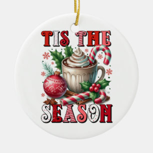 Xmas Geschenk dieses die Jahreszeit heiße Kakao Keramik Ornament
