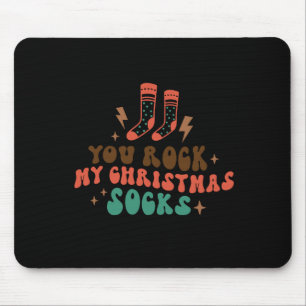 Xmas-Geschenk, du rockst meine Weihnachts-Socken Mousepad